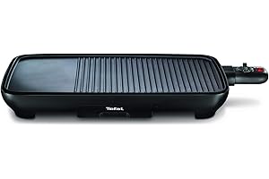 Tefal Malaga TG3918 Parrilla Mesa Eléctrico 1960W Negro - Barbacoa (1960 W, Parrilla, Eléctrico, 1300 cm², Mesa, Plancha)