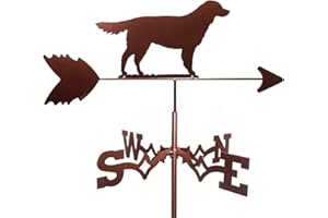 YDHNB Weather Vane Metal Weathervane Garden Stake, Retro Farm Scene Decorative Wind Direction Indicator for House, Garage, Cupola, Barn