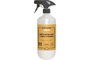 PROVEN ORAPI SPADO Origines - Acide Citrique Gel - Élimine Calcaire & Rouille - 100% Naturel - Compatible Contact Alimentaire - Prêt à l’Emploi - Certifié ECOCERT - Fabrication Française - 750 ml