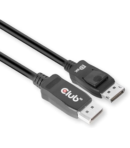 Cavo DisplayPort 2.1 IXEVER 2 Metri - 16K@60Hz, 8K@120Hz, 4K@240Hz, 80Gbps, HDR, Per Monitor Gaming