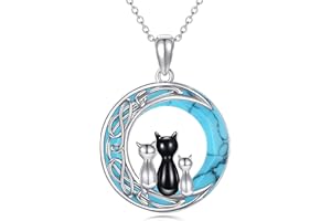 YAFEINI Penguin/Guinea Pig/Flamingo/Red Panda/Hippo/Cat/Duck/Koala/Bear/Panda/Axolotl/Red Cardinal Necklace Penguin Gifts 925 Sterling Silver Hugging Penguins Cute Animal Jewellry for Women Sister