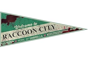 FaNaTtik Resident Evil Pennant Welcome To Raccoon City Posters Wallscrolls