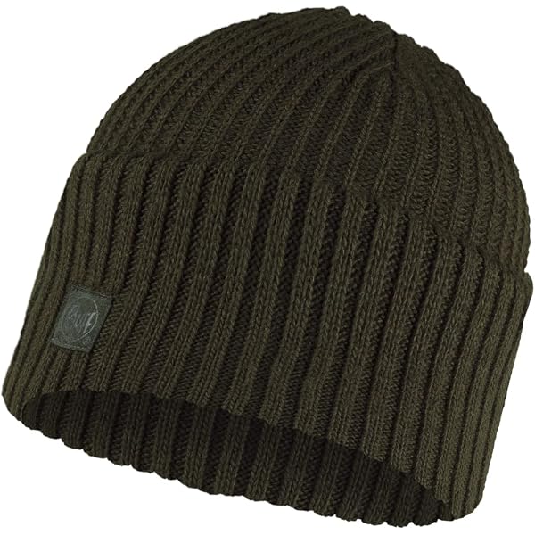 Buff Knitted Beanie Norval Adult in Pool