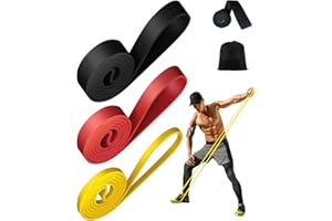 Kwotry Widerstandsbänder 5-85lbs Resistance Bands Tragbar Set Türanker Fitnessgeräte für Zuhause Widerstandsbänder krafttraining für Pilates Training Physiotherapie Stretching Yoga