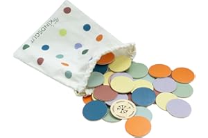 Kindsgut Holzkonfetti aus Holz, wiederverwendbar für Geburtstagspartys, Kindergeburtstage oder Feiern, Dekoration für den Geburtstagstisch