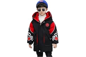 Nemopter Cappotto Bambino Ragazzo Inverno Giacche Cappotto con Cappuccio Ragazzi Felpa Con Cappuccio da Cartoni Animati Per Bambini