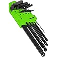 Siegen By Sealey 9pc Long Ball-End Allen Key Hex Set - S01093