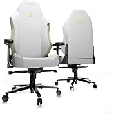 Cybeart Apex NEO Lunar Edition Beyaz PU Deri 4D Hafızalı Ergonomik Bel Destekli Oyuncu Koltuğu