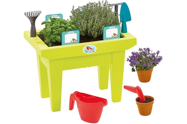 Jouets Ecoiffier - 4290 - La jardinière garnie - Jeu de plein air - Dès 18 mois - Origine France Garantie