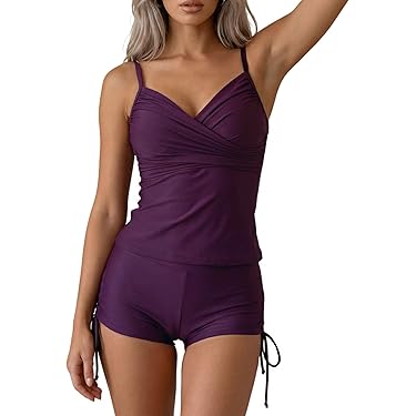 Tankini Set Women's Tummy Swimwear Leisure Swimsuit