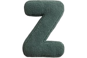 Aixingxing 26 Buchstaben Plüsch Kissen, Niedlich Englisch Alphabet Werfen Kissen Zimmer Couch Dekorative Kissen für Kinderzimmer Sofa Bett Boden Home Decorative (Z)