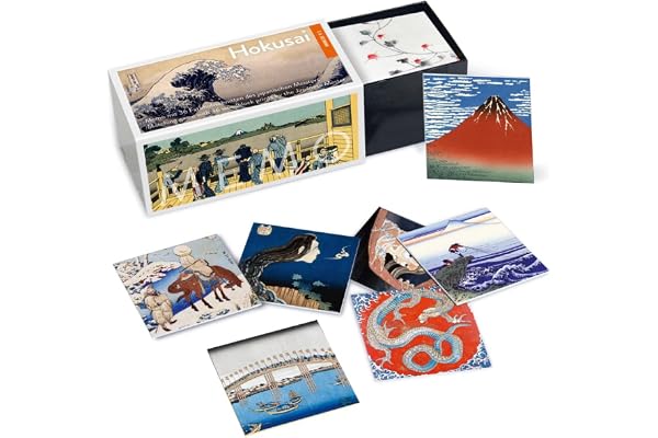 Hokusai. Memo: Memo mit 36 Farbholzschnitten des japanischen Meisters | Matching Game with 36 Woodblock Prints by the Japanese Master