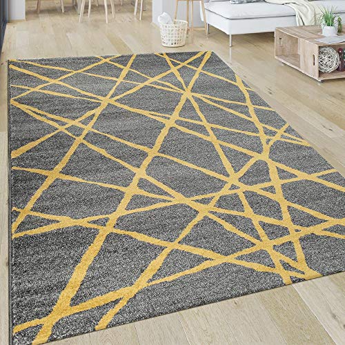 Tapis Gris Jaune