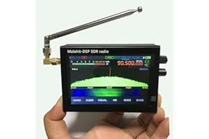 DIKKOD 2023 Upgraded 1.10d V4 Malachite SDR Ricevitore 50KHz-2000MHz DSP Full Bands FM AM LSB USB Shortwave Registered Malahit Touching Alluminio Alloy Nice Sound