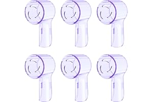 Kisstta 6 Pack Toothbrush Covers Compatible with Orale B iO Brush Heads, Fits for Orale B Pro 3/ iO 9, Toothbrush Covers Travel & Home