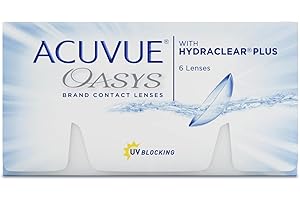 ‎ACUVUE ACUVUE OASYS 2-Wochen-Kontaktlinsen für Tag und Nacht mit -1.75 dpt und BC 8.4 – UV Schutz, Austrocknungsschutz und extrem Komfortables Tragegefühl – 6 Linsen