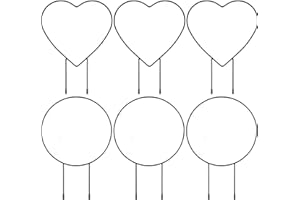 AMZMUKAUP Lot de 6 tuteurs pour plantes grimpantes, treillis d'intérieur, treillis de jardin pour support des plantes en pot, tuteurs en métal, tuteurs pour plantes grimpantes, support pour plantes en pot