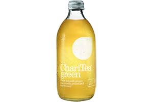 Charitea Green Iced Tea with Ginger 330 ml (Pack of 12)
