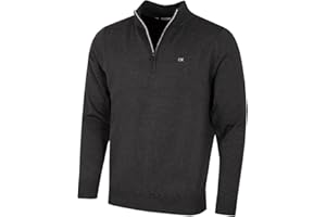 Calvin Klein Mens 2025 Campus 1/2 Zip All Season Easy Care Sweater