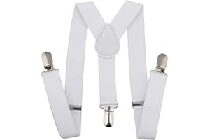 TRIMMING SHOP Homeking - Bretelle elastiche a Y con attacco a molletta, da adulto, unisex, regolabili, colori fluo