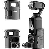 TELESIN expansion adapter for DJI Osmo Pocket 3 with removable dual claw adapter (front/rear key) and safety lock, ce