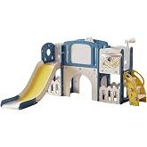 Veitoalioy Children's Outdoor Slides, Children's Garden Slides, Children's Slides, Indoor and Outdoor Multifunctional Play Sl