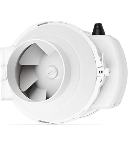 STERR Ventilateur de salle de bain 150 avec clapet anti-retour Blanc STERR Ventilateur de salle de bain 150 avec clapet anti-retour Blanc