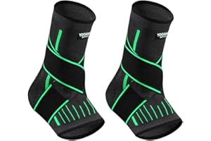 LQSCJS 1 Paio Cavigliera Sportiva per Uomo Donna, Regolabile Cavigliera Ortopedica per Distorsione, Frattura, Legamenti, Tendine, Supporto Caviglia Sport per Calcio, Pallavolo, Palestra