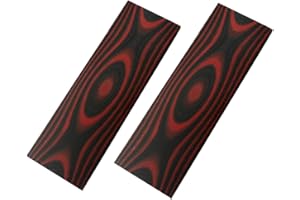 DANULAND 2 pcs G10 Knife Scales Handle Material,Knifemakers Sword DIY Slabs Grips Micarta Slab Material