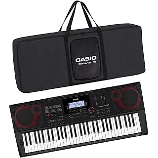 Casio CT-X8000IN 61-Key Portable Keyboard with Carry Case (Black)