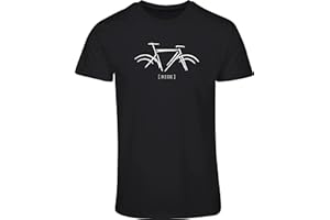 MINIFAN Koszulka rowerowa dla mężczyzn: Bike Invaders – śmieszna koszulka sportowa dla mężczyzn – rower górski rower wyścigowy koszulka rowerowa MTB – prezent dla rowerzystów