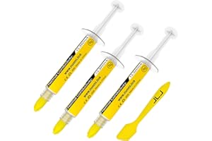 JLJ Thermal Paste with Tool Kit, 18G CPU Paste Thermal Compound Paste Heatsink for IC/Processor/CPU/GPU/PS4/All Coolers, Carbon Based High Performance, Thermal Interface Material