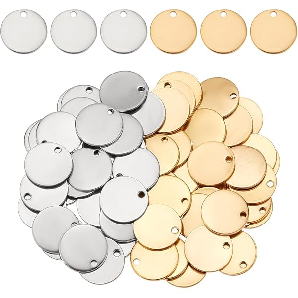 Glanzende Roestvrijstalen Ronde Hanger – Persoonlijk & Stijlvol Glanzende Roestvrijstalen Ronde Hanger – Persoonlijk & Stijlvol