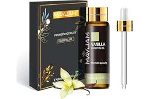 MAYJAM Huile Essentielle de Vanille 10ML de Haute Qualité pour Diffuseur, Humidificateur, DIY, Home, Wardrobes