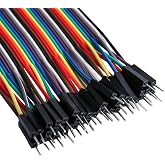 CABLEPELADO Dupont Cable 40 Pins | 40 Pin Dupont Bridge Wire Cable | Jumper Cables for Prototype Boards | Jumper Cables for A