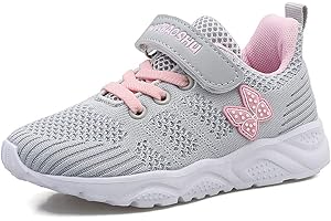 WYSFLY Scarpe da Ginnastica per Neonate Scarpe da Ginnastica per Bambina Scarpe da Passeggio per Bambini Piccoli Scarpe Casual Leggere e Traspiranti