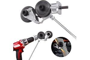Grignoteuse de tôle,Coupeur de plaque de perceuse électrique, accessoire de perceuse de grignoteuse en métal avec adaptateur, facile à utiliser, pour couper des plaques de métal
