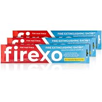 Set Di 5 Coperte Antincendio Di Emergenza - Protezione Ignifuga Fino A 580°C - Per Cucina, Auto, Campeggio
