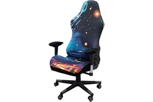 Beieyosu Fundas para sillas de Juego, con Funda para reposabrazos, elásticas Lavables a máquina para Videojuegos de Ordenador Fundas para sillas de Oficina,F