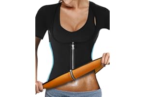 DownLTL Faja Reductora Adelgazante Mujer Neopreno Traje Sauna para Deporte Fiteness Body shaper Moldeador Chaleco Pérdida de Peso