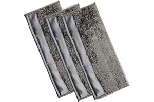 FFYan Tampons de vadrouille lavables pour Braava Jet M6 (6110) (6112) accessoires de remplacement de vadrouille robot ultime, comprend 3 tampons de vadrouille à sec