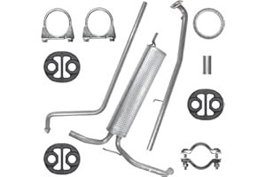 GENERIC Polmo Schaldampferset Auspuff für Citroen C1 1 I Peugeot 107 1 I Aygo 1 I B1 1.0