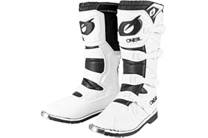 O'NEAL | Motocross Boots | Enduro Motorcycle | Confort grâce à la doublure intérieure Air-Mesh, quatre boucles, matériau synthétique de haute qualité | Bottes Rider Pro | Adulte