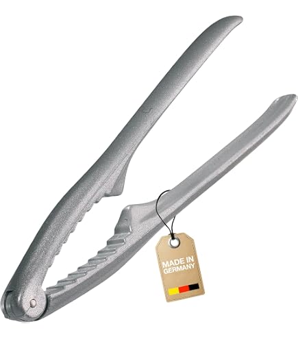 Schiaccianoci Multifunzione A 3 Aperture, Per Noci E Frutti Di Mare - Argento Specchio, 17,5 Cm, 250 G