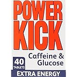 Power Kick Extra Energy Caffeine & Glucose Tablets x 40