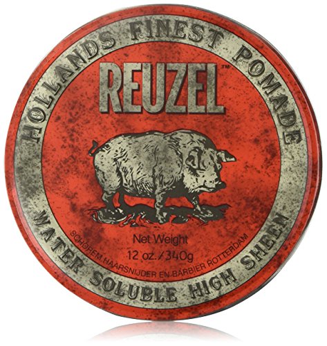Reuzel Pomade Red Water Soluble High Sheen - 340 G