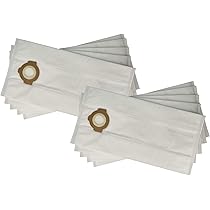 Vhbw 5x sacchetto compatibile con Milwaukee AS500ELCP aspirapolvere - microfibra, volume di 25 l, 42cm x 26cm Bianco | Leroy Merlin