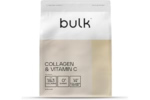 Bulk Collagen Powder with Peptides and Vitamin C | Hydrolysed Bovine Collagen | High-Protein Supplement for Use in Smoothies, Shakes & Recipes | Joint & Skin Routine | Unflavoured | Easy Mixing | 500g