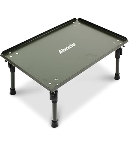 Tavolo Da Pesca NGT Bivvy Table – Gambe Regolabili In Alluminio 38x32x17.5-23.5cm, Comodo E Stabile