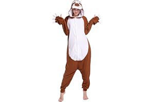 wotogold Animal Sloth Pyjamas Unisexe Cosplay Costumes Adultes